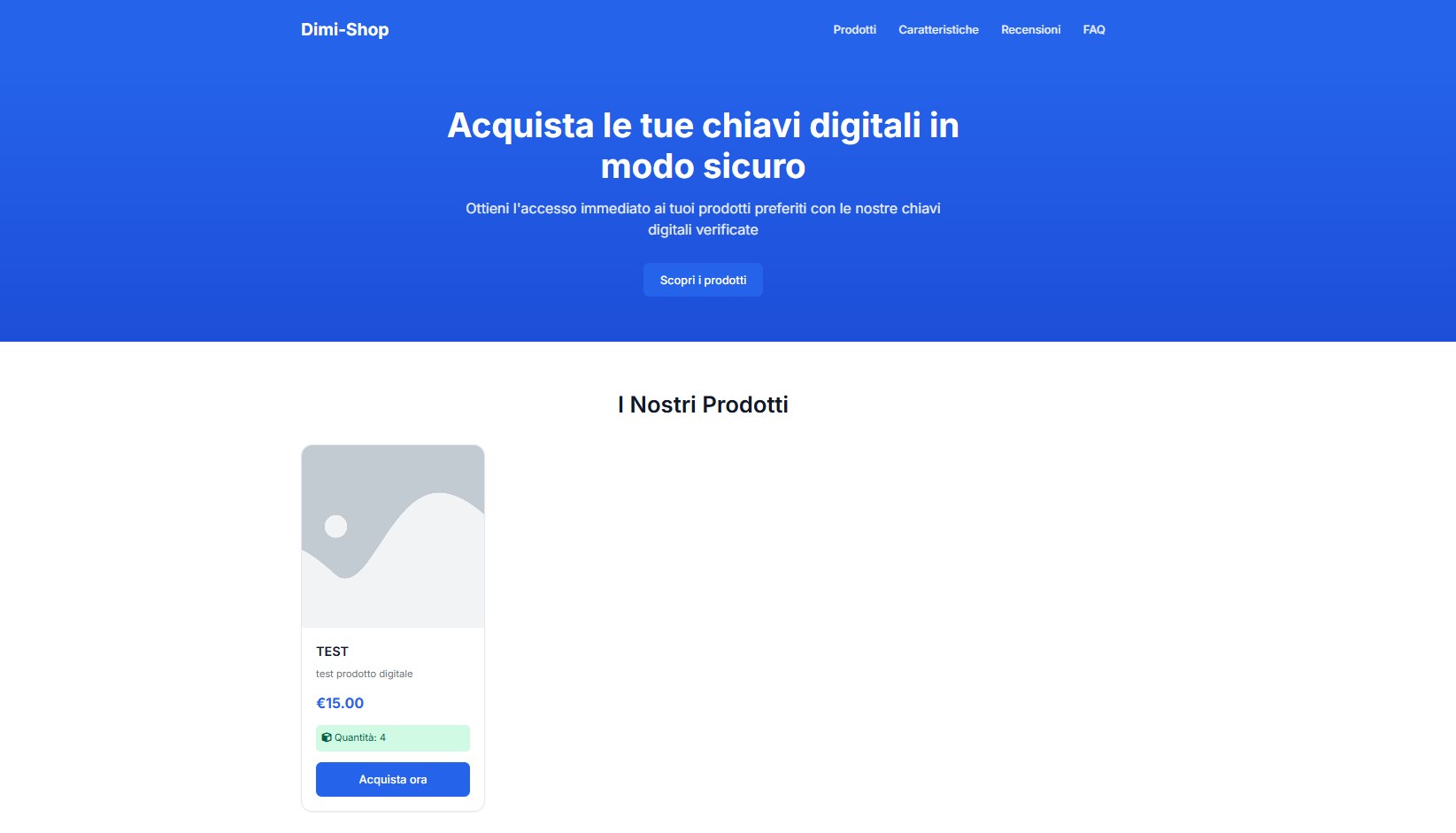 ESHOP - chiavi digitali